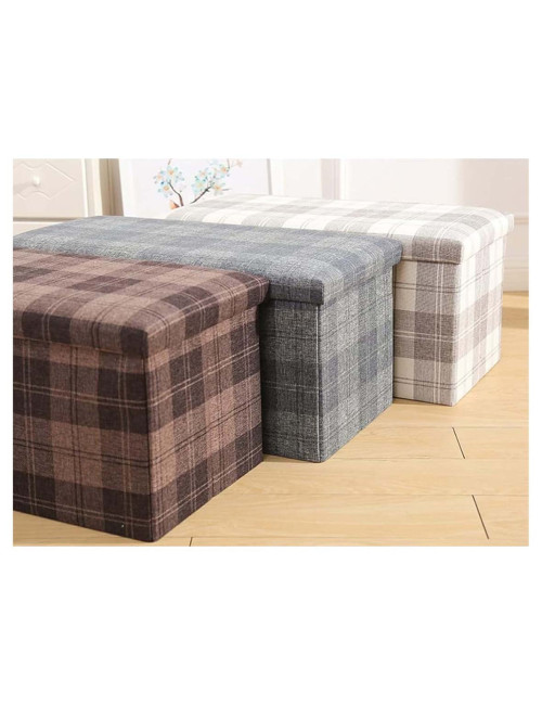 MD-32715 FOLDING STORAGE STOOL 40X25X25 CM