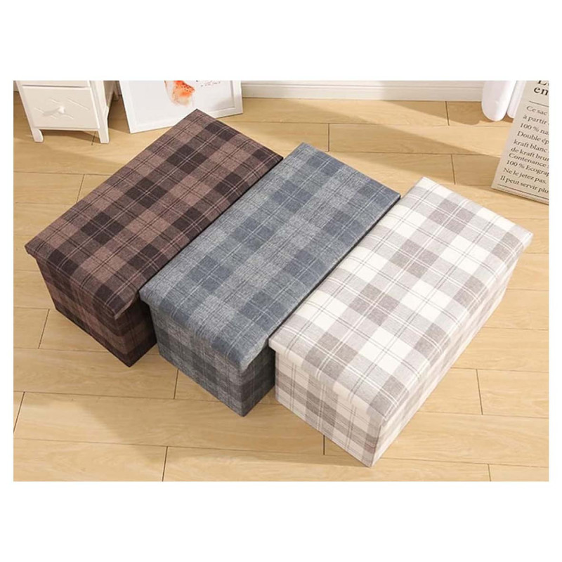 MD-32715 FOLDING STORAGE STOOL 40X25X25 CM