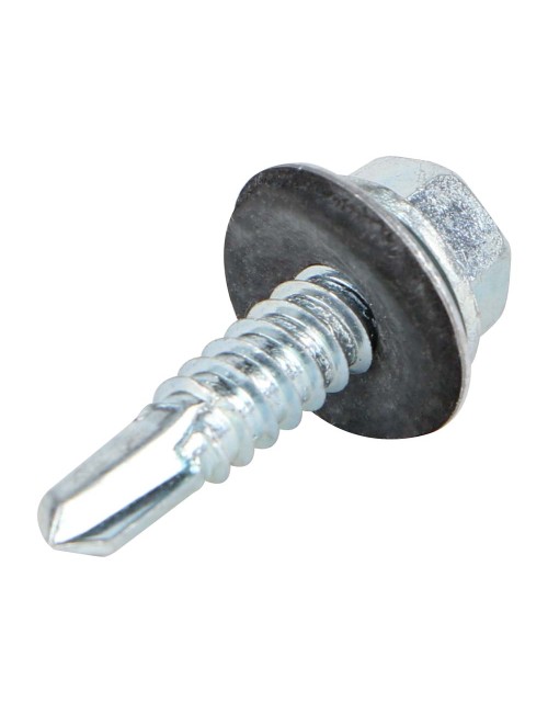 INDENT HEX WASHER HEAD SELF DRILLING SCREW 1" × 14