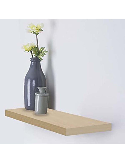 ND-33163 FASHION DESIGNED WALL MOUNTED WOODEN FLOATING SHELF 50X15X2 CM
