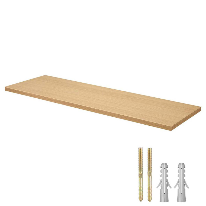 ND-33399 FASHION DESIGNED WALL MOUNTED WOODEN FLOATING SHELF 70X15X2 CM