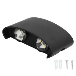 5W لمبة انارة سور خارجي طرفين 2×2