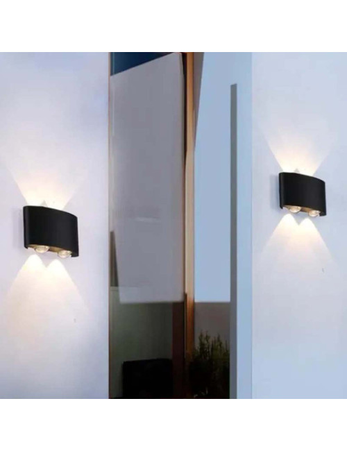 5W لمبة انارة سور خارجي طرفين 2×2