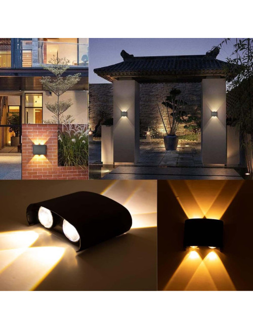 5W لمبة انارة سور خارجي طرفين 2×2