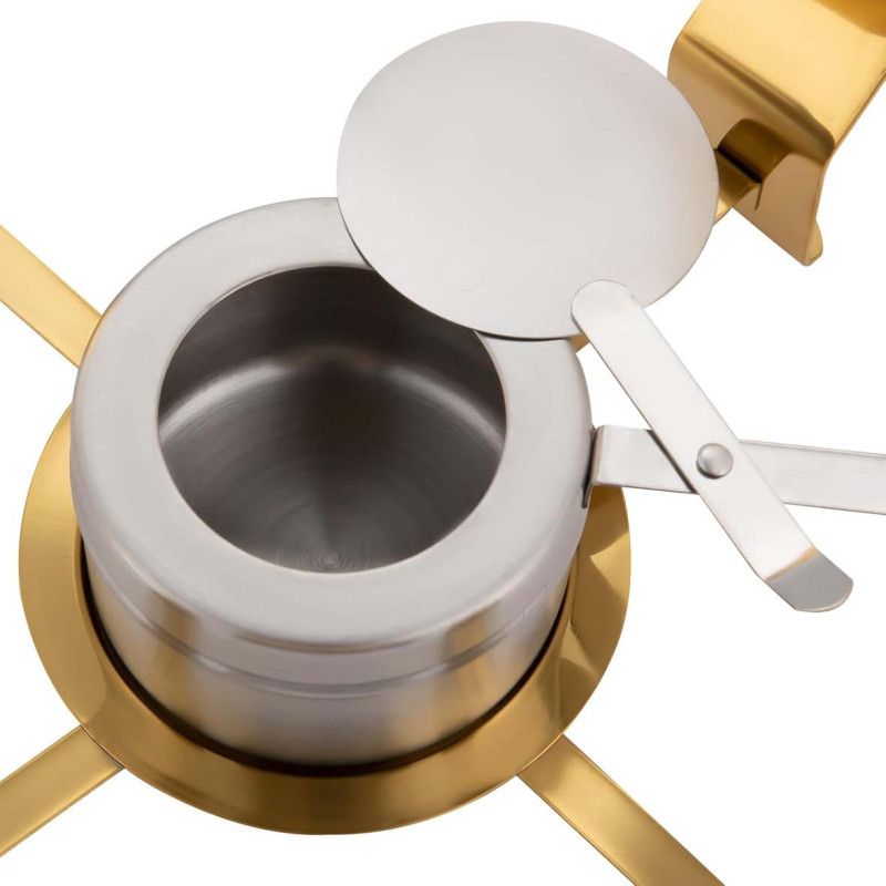 IE-55246 DIAMOND BUFFET HOT POT STAINLESS STEELWARE 8 LT