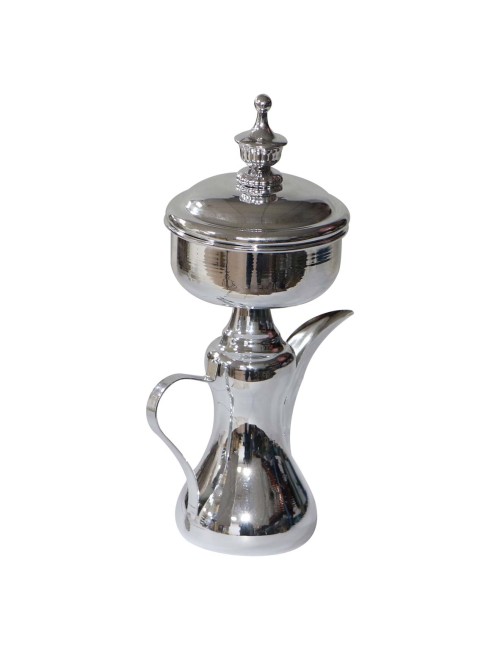AJ-80291 دلة عربية من ستانلس ستيل وكروم