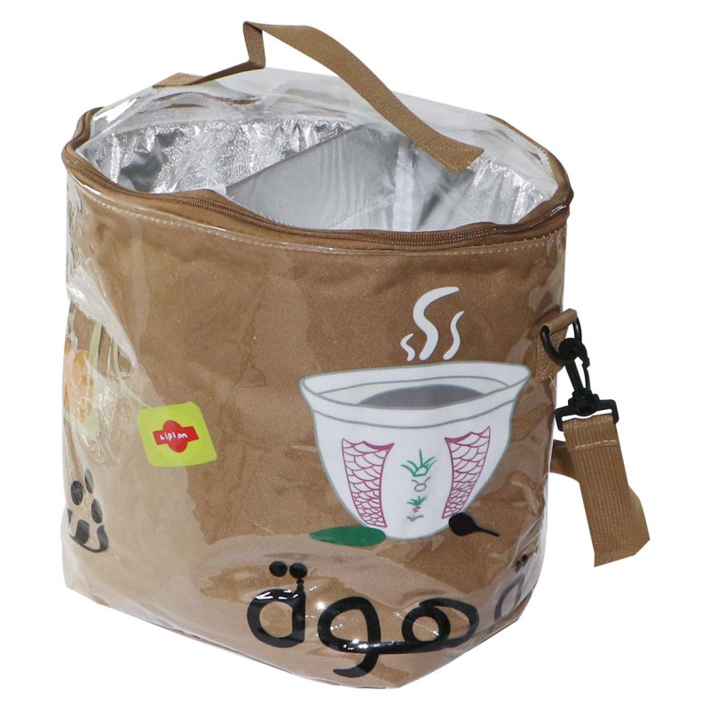 MD-33597 PICNIC BAG ROUND FOR COFFEE & TEA FLAKS