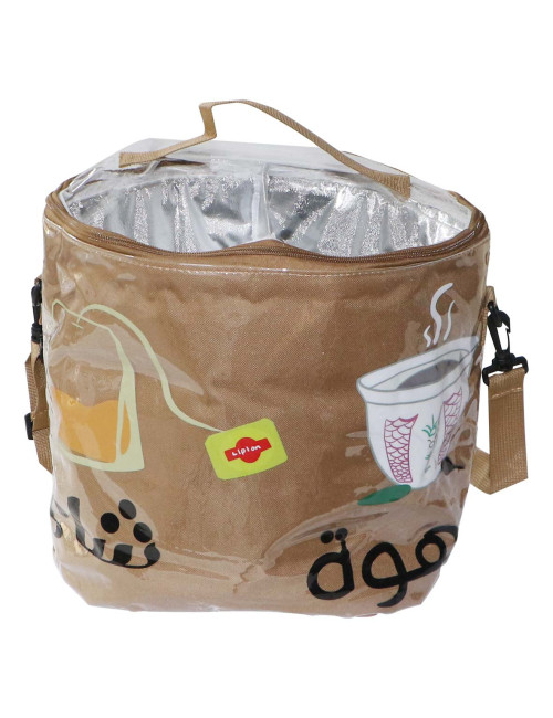 MD-33597 PICNIC BAG ROUND FOR COFFEE & TEA FLAKS