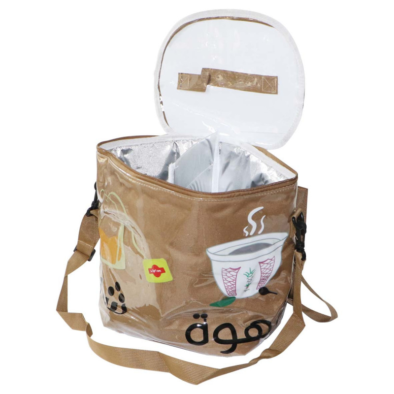 MD-33597 PICNIC BAG ROUND FOR COFFEE & TEA FLAKS