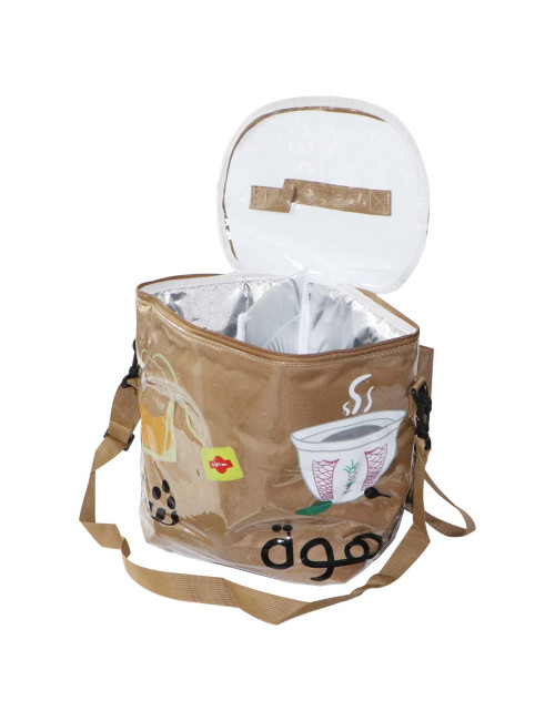 MD-33597 PICNIC BAG ROUND FOR COFFEE & TEA FLAKS