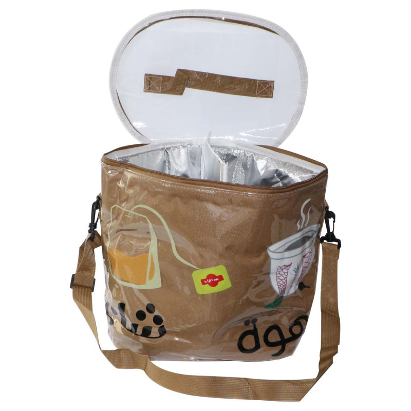 MD-33597 PICNIC BAG ROUND FOR COFFEE & TEA FLAKS