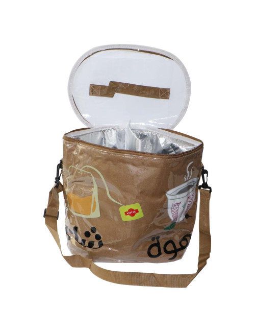 MD-33597 PICNIC BAG ROUND FOR COFFEE & TEA FLAKS