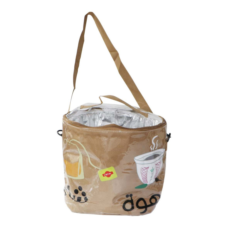 MD-33597 PICNIC BAG ROUND FOR COFFEE & TEA FLAKS