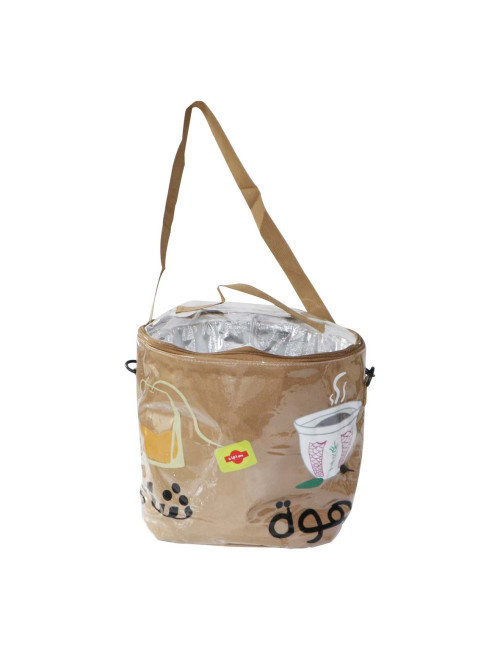 MD-33597 PICNIC BAG ROUND FOR COFFEE & TEA FLAKS