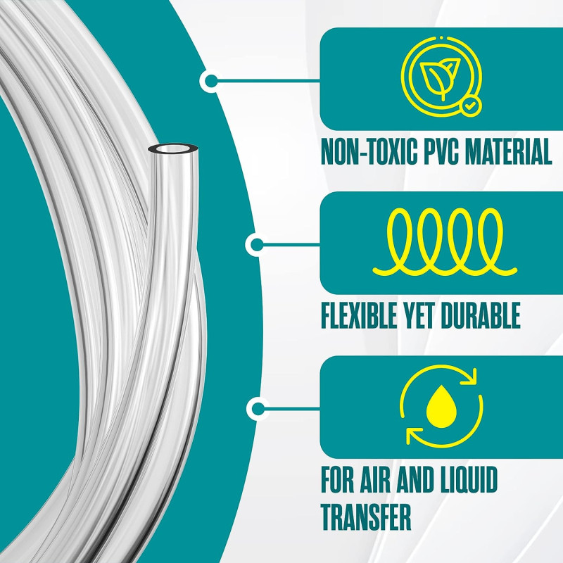 هوز شفاف 8ملي×10×100متر IRN