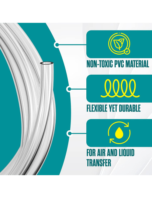 هوز شفاف 8ملي×10×100متر IRN