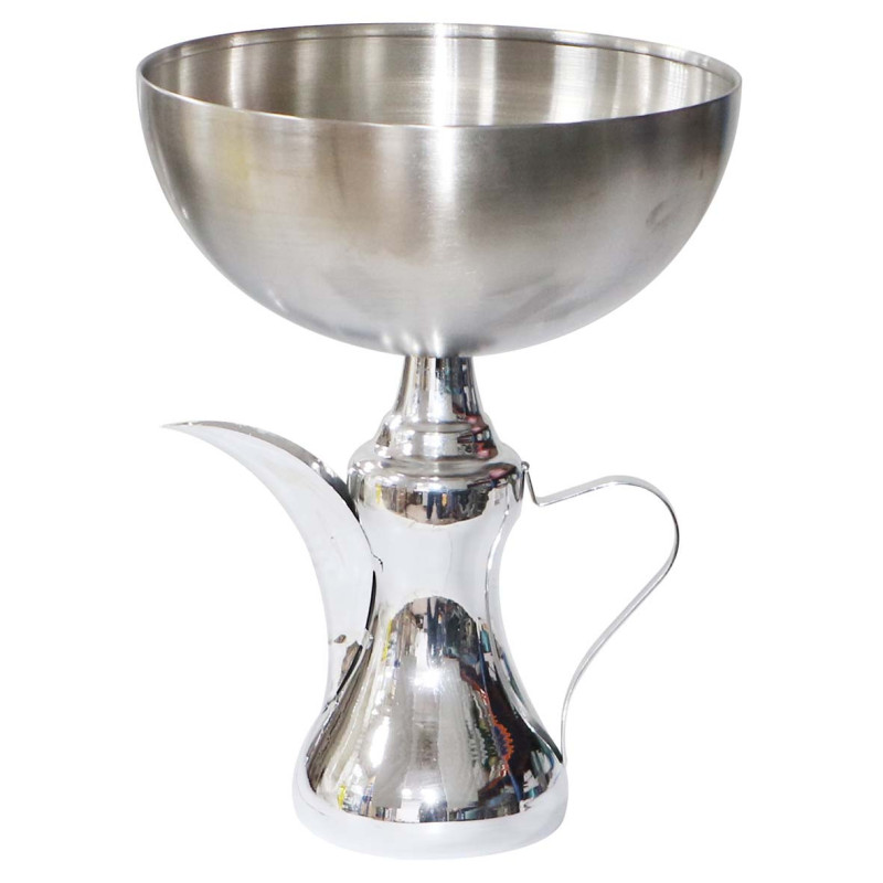 AJ-80215 STAINLESS STEEL CHROME ARABIC COFFEE DALLAH