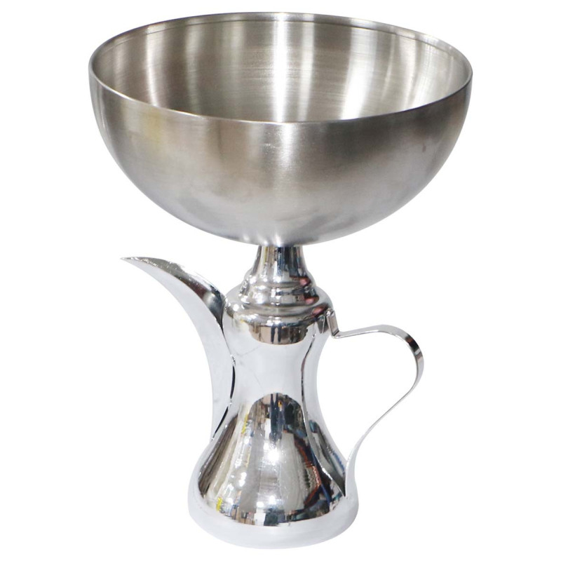 AJ-80215 STAINLESS STEEL CHROME ARABIC COFFEE DALLAH