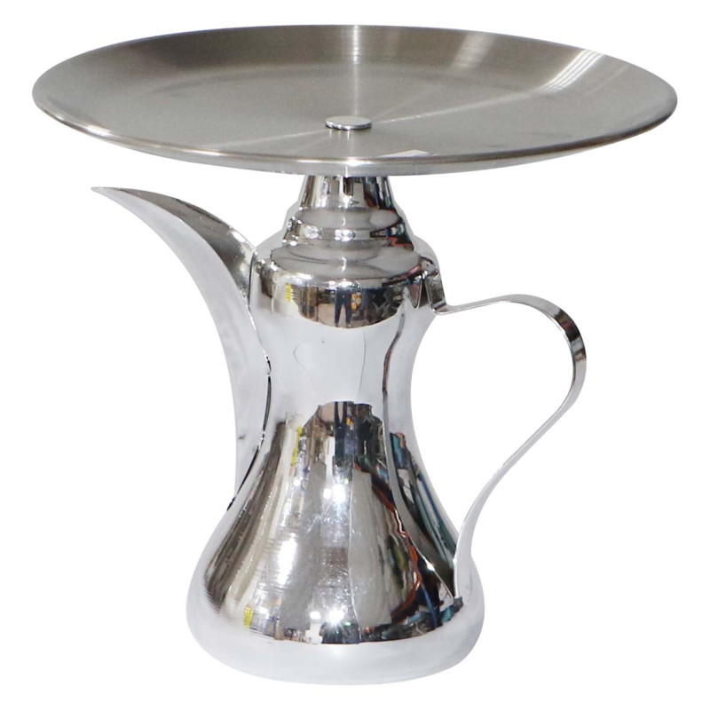 AJ-80214 STAINLESS STEEL CHROME ARABIC COFFEE DALLAH