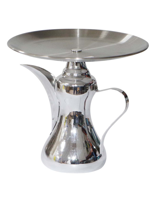 AJ-80214 STAINLESS STEEL CHROME ARABIC COFFEE DALLAH