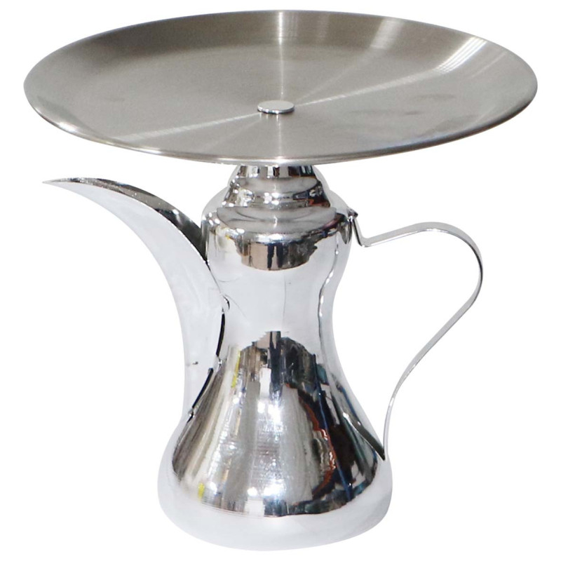 AJ-80214 STAINLESS STEEL CHROME ARABIC COFFEE DALLAH