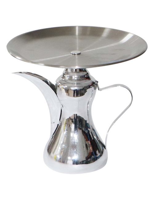 AJ-80214 STAINLESS STEEL CHROME ARABIC COFFEE DALLAH