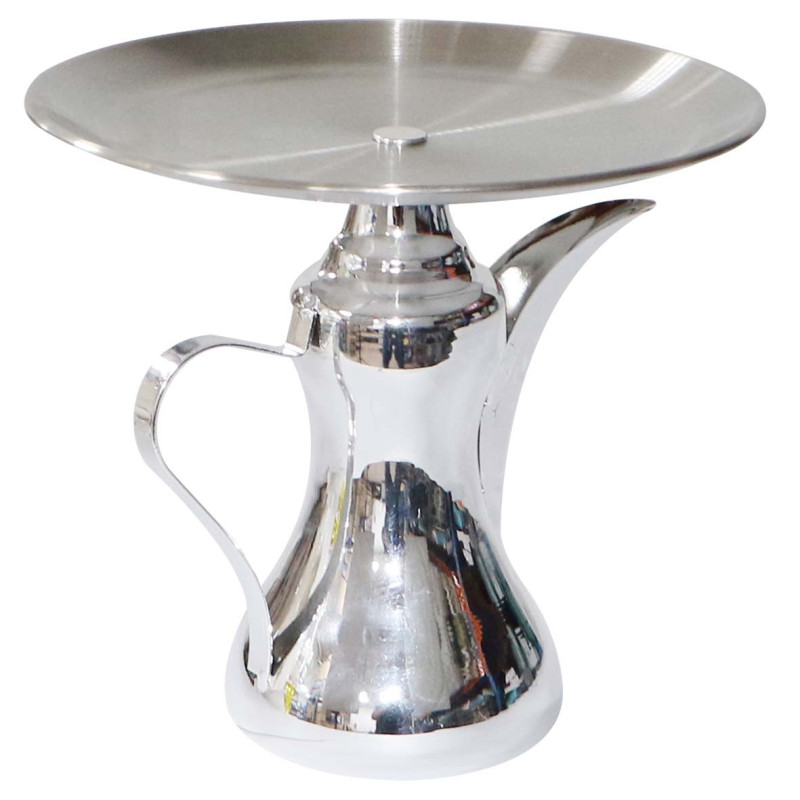 AJ-80214 STAINLESS STEEL CHROME ARABIC COFFEE DALLAH