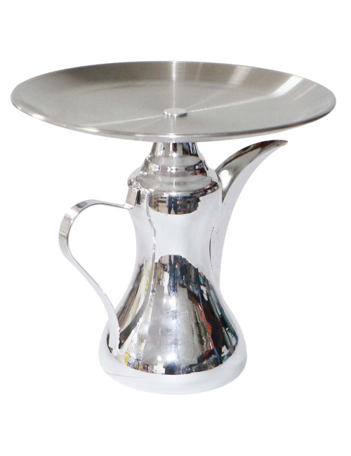 AJ-80214 STAINLESS STEEL CHROME ARABIC COFFEE DALLAH