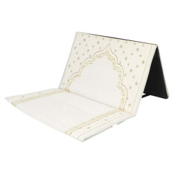 NM-30097 FOLDABLE MUSLIM PRAYER RUG,WITH BACK REST HD