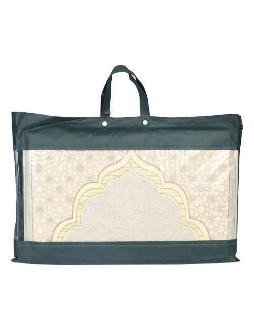 NM-30097 FOLDABLE MUSLIM PRAYER RUG,WITH BACK REST HD