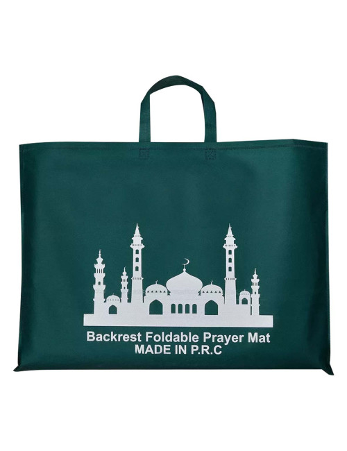 NM-30097 FOLDABLE MUSLIM PRAYER RUG,WITH BACK REST HD