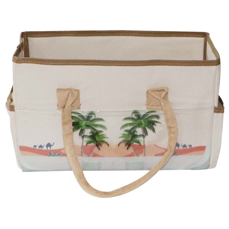 MD-33388 PICNIC BAG CAMEL PALM TREE DESERT DESIGN BODY BAG