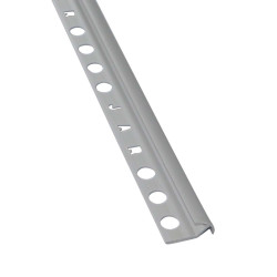 PVC TILE TRIM LIGHT GREY 12 MM x 2.60 MTR