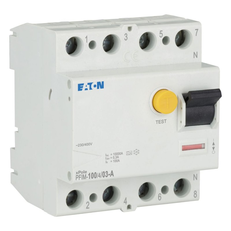 RCCB 100 A/4P/03 (300 MA) ارث ليكنج