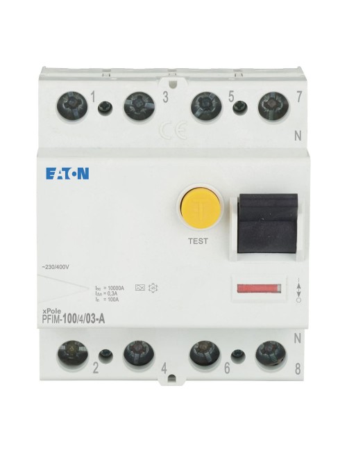 RCCB 100 A/4P/03 (300 MA) ارث ليكنج