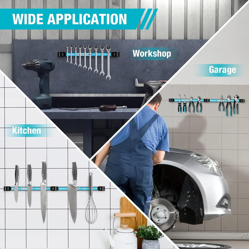 WT-500MM WALL MOUNTED MAGNETIC TOOL HOLDER 18"