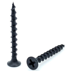 برغي جيبسون بورد ابيض سن خشن 1.1/4" × 8