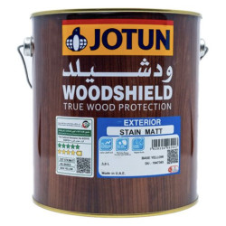 JOTUN WOODSHIELD STAIN EXTERNAL GLOSS (BASE-Y) GALLON