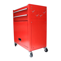 TB-136 A STEEL TROLLEY WITH DRAWERS