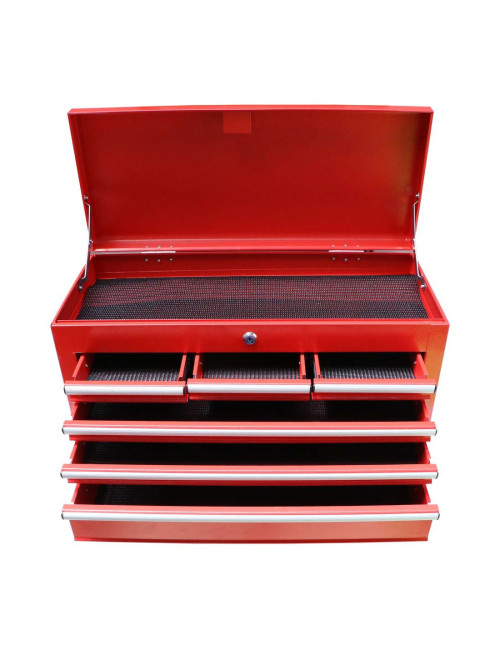 TB-136 A STEEL TROLLEY WITH DRAWERS
