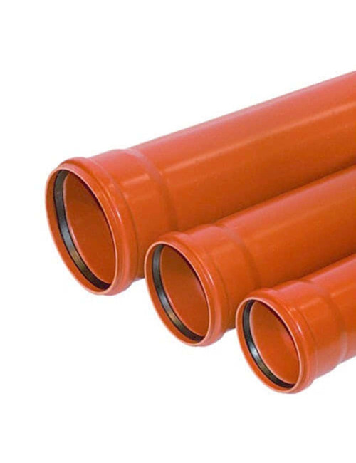 بايب مجاري 4" ربر احمر 3.2×110ملي كويتي