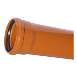PIPE DUCT 4" RED RUBBER 3.2x110MM