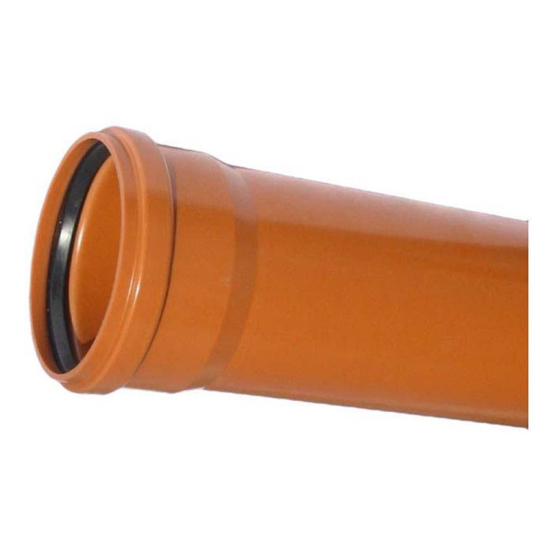 بايب مجاري 4" ربر احمر 3.2×110ملي كويتي