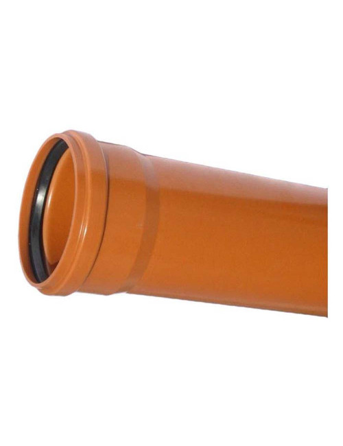 بايب مجاري 4" ربر احمر 3.2×110ملي كويتي