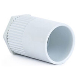 KHARAFI PLASTIC ELECTRIC FITTING ADAPTOR 3/4 WHITE