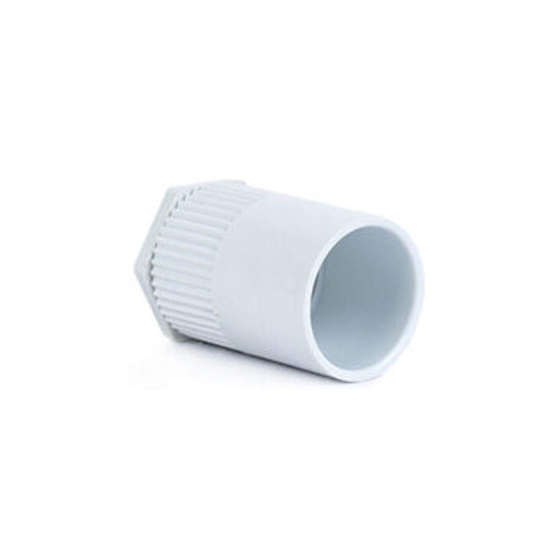 KHARAFI PLASTIC ELECTRIC FITTING ADAPTOR 3/4 WHITE