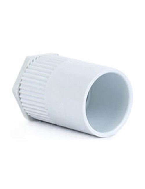 KHARAFI PLASTIC ELECTRIC FITTING ADAPTOR 3/4 WHITE