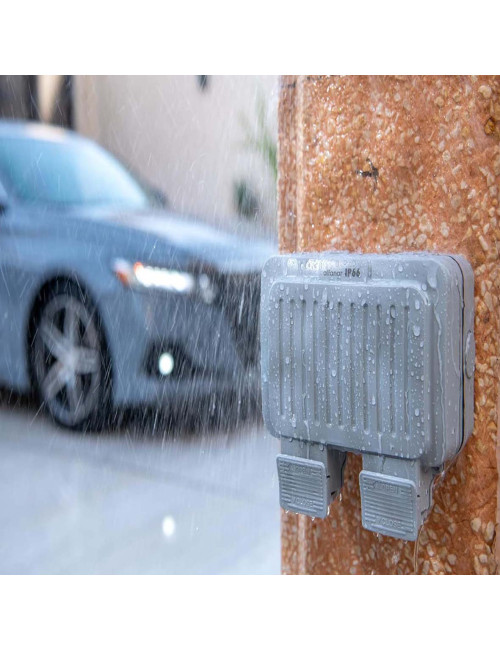 IP66 سويتش دبل مطري 13 امبير