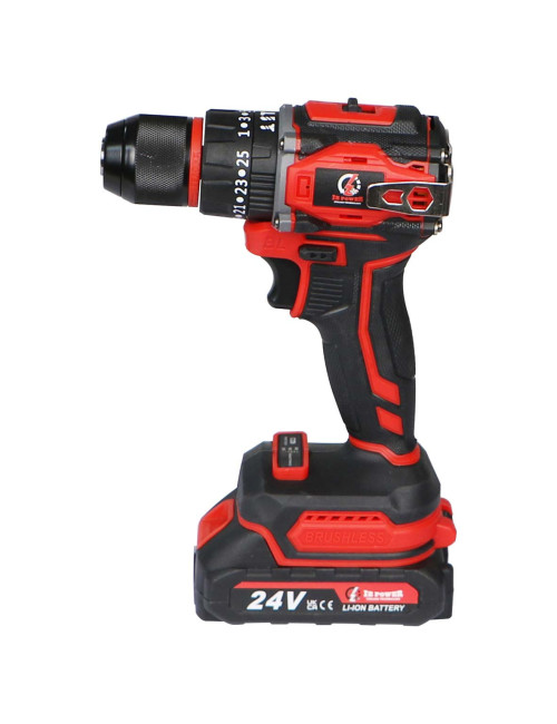 IZ POWER 24V دريل باتري 24 فولت 2 بطارية