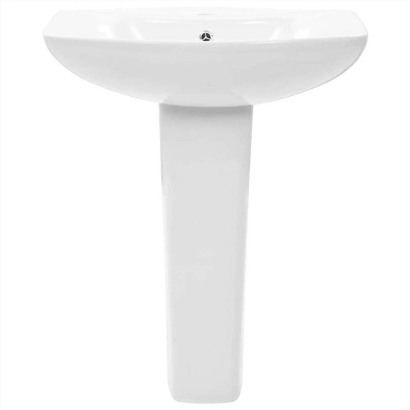 THE WB FULL WASH BASAN WITH STAND AQUA WHITE